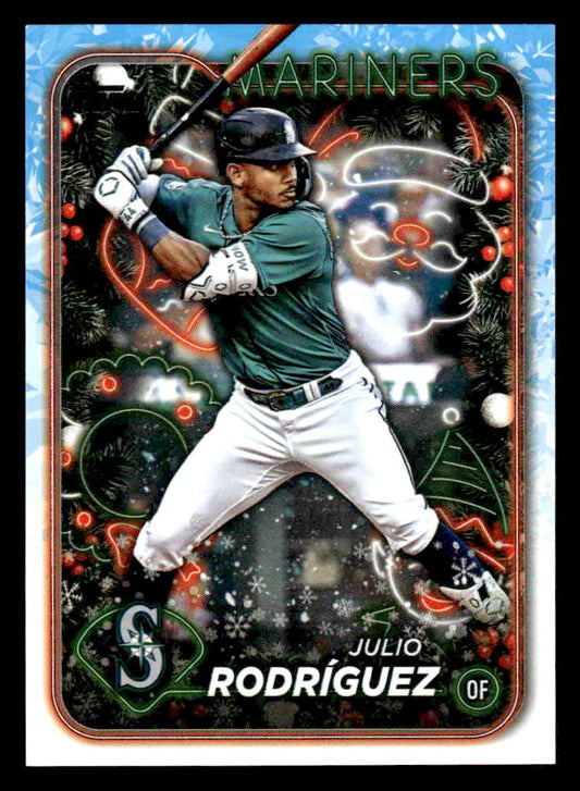 2024 Topps Holiday #H153 Julio Rodríguez