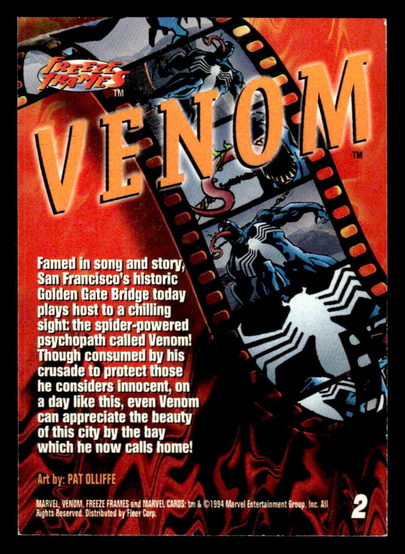 1994 Fleer Marvel Universe #2 Venom FF