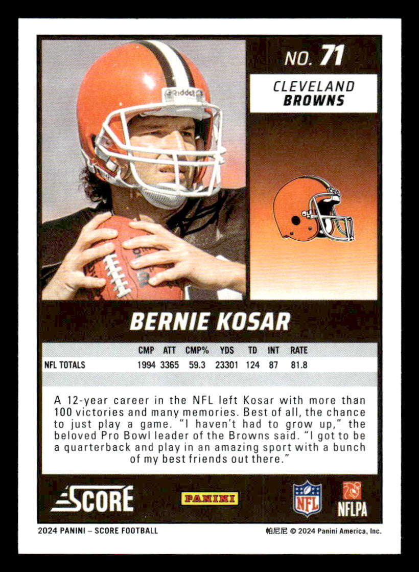 2024 Score #71 Bernie Kosar