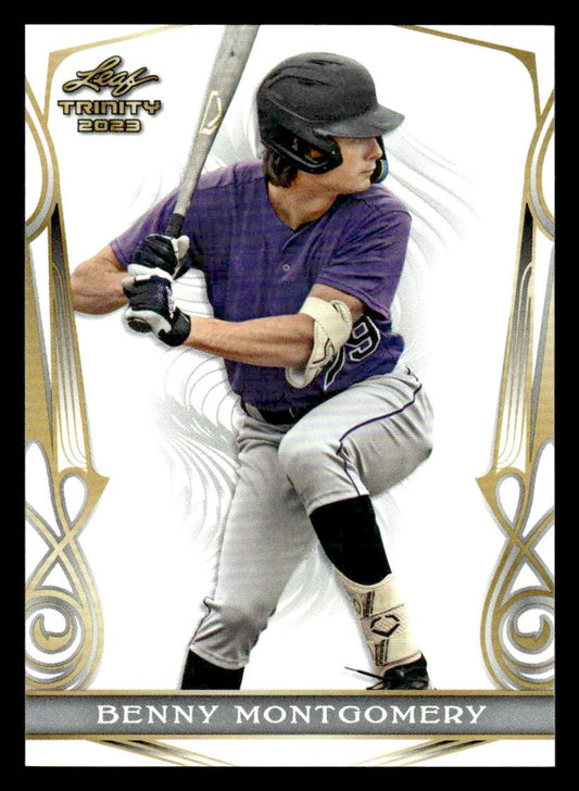 2023 Leaf Trinity #6 Benny Montgomery