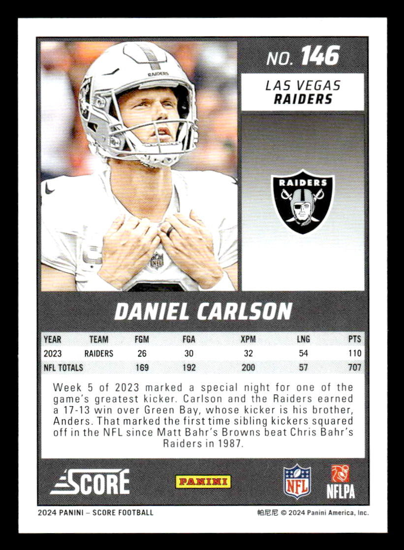 2024 Score #146 Daniel Carlson