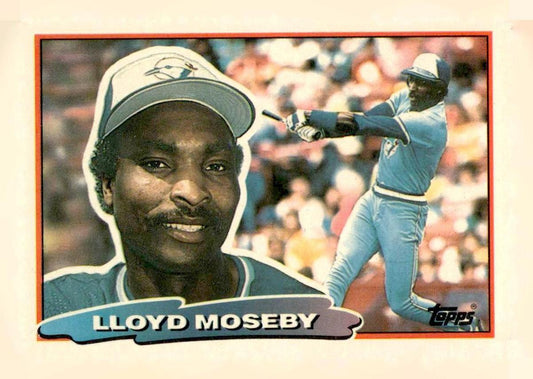 1988 Topps Big #113b Lloyd Moseby