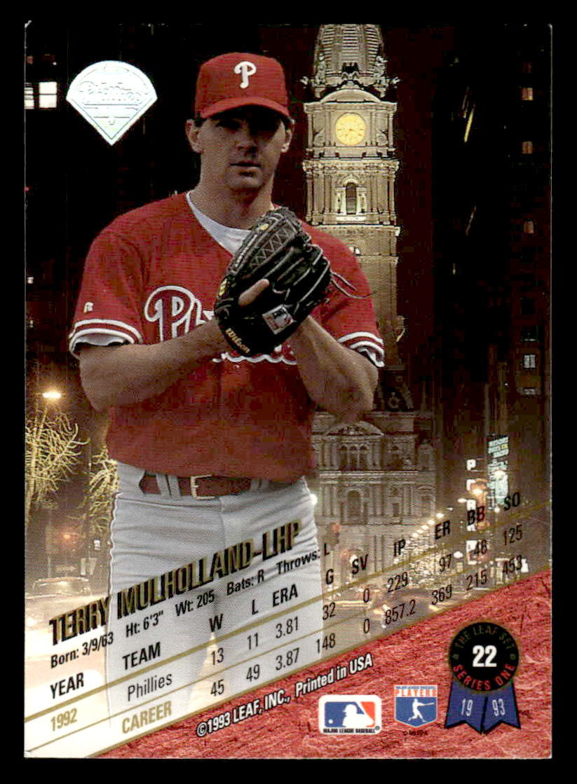 1993 Leaf #22 Terry Mulholland