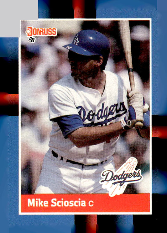 1988 Donruss #106c Mike Scioscia