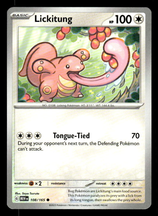 SV: Scarlet & Violet 151 #108/165 Lickitung
