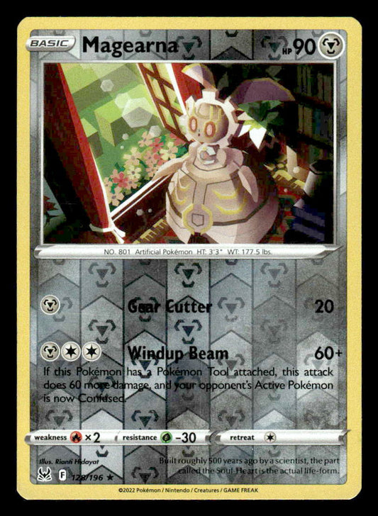 SWSH11: Lost Origin #128/196 Magearna Reverse Holo Rare
