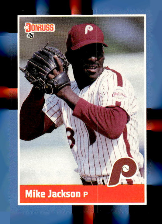 1988 Donruss #139c Mike Jackson