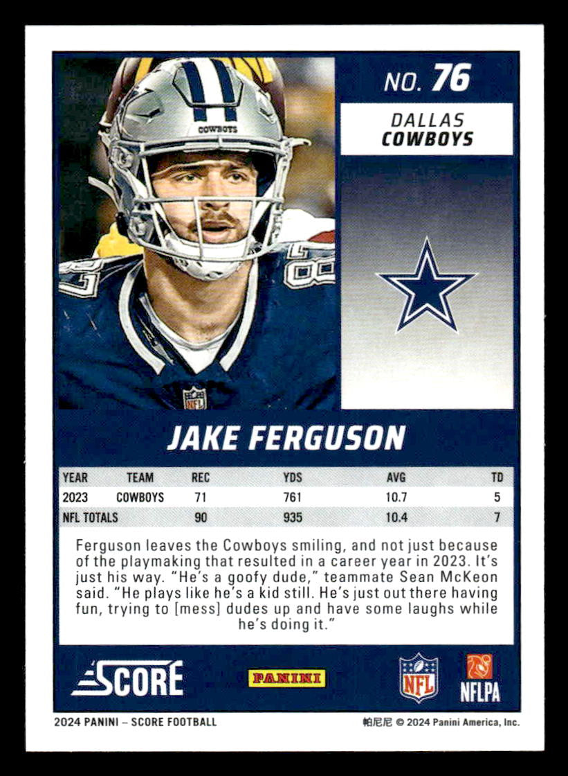2024 Score #76 Jake Ferguson