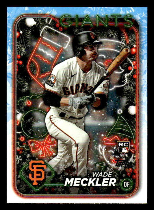 2024 Topps Holiday #H16 Wade Meckler