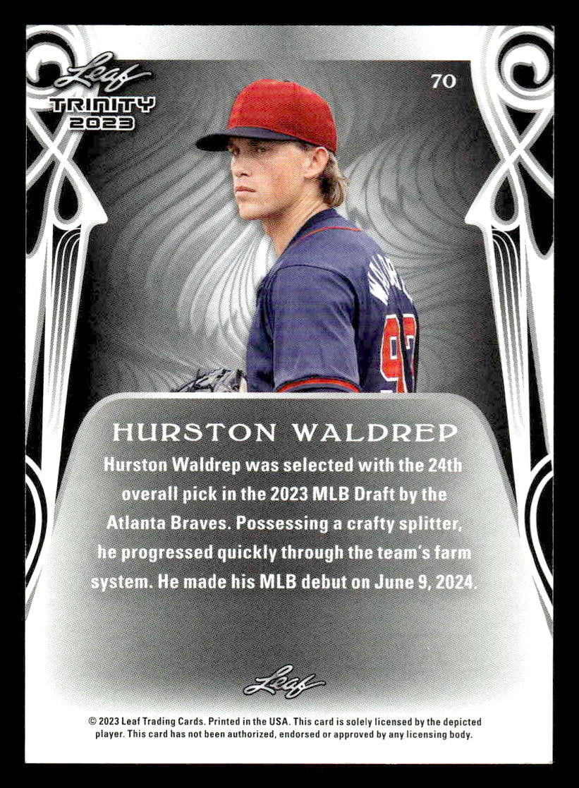 2023 Leaf Trinity #70 Hurston Waldrep