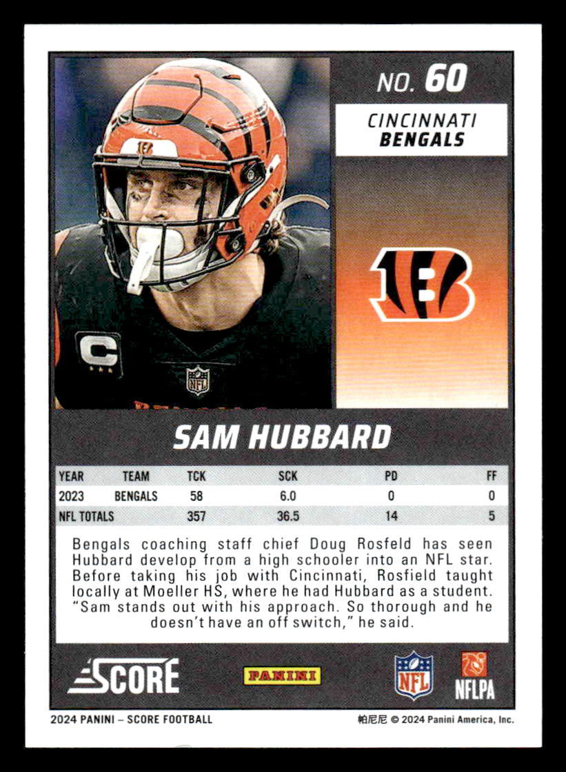 2024 Score #60 Sam Hubbard