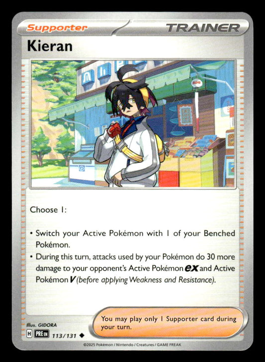 SV: Prismatic Evolutions #113/131 Kieran Uncommon