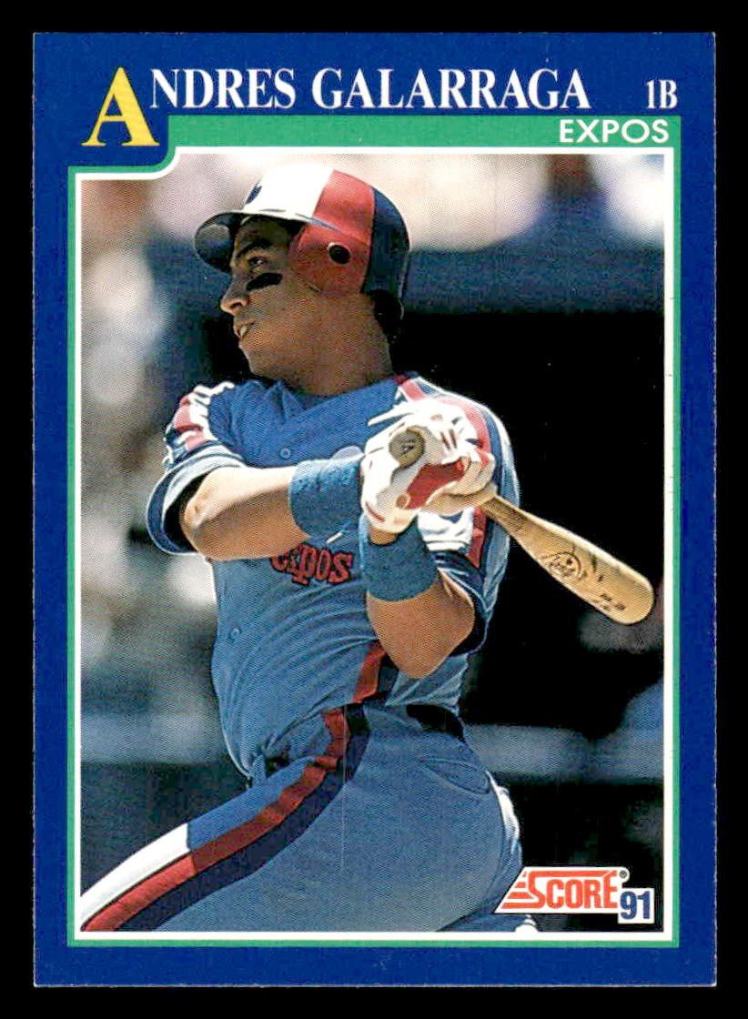 1991 Score #443 Andres Galarraga