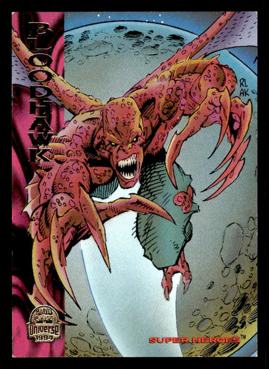 1994 Fleer Marvel Universe #171 Bloodhawk