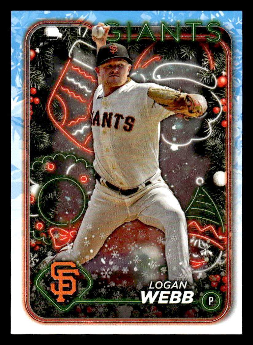 2024 Topps Holiday #H122 Logan Webb