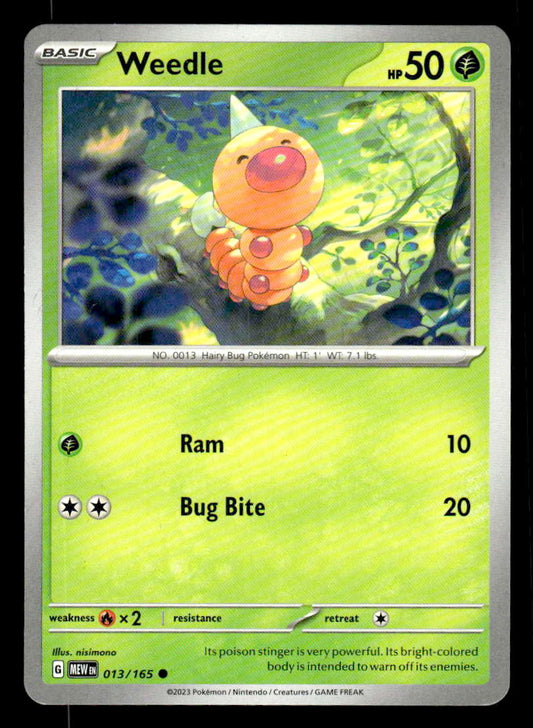 SV: Scarlet & Violet 151 #013/165 Weedle