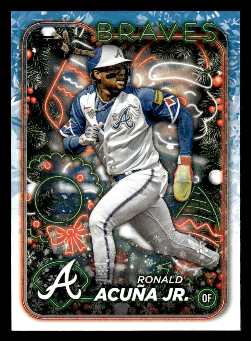 2024 Topps Holiday #H100 Ronald Acuña Jr.