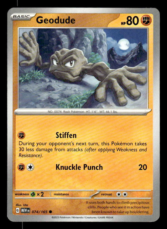 SV: Scarlet & Violet 151 #074/165 Geodude