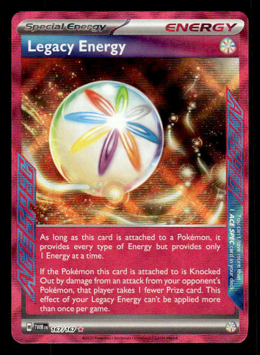 SV06: Twilight Masquerade #167/167 Legacy Energy Holo (ACE SPEC)
