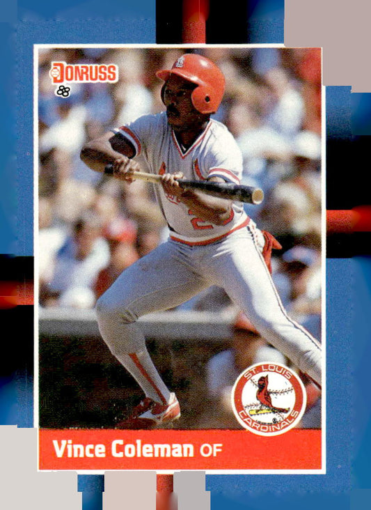 1988 Donruss #293 Vince Coleman