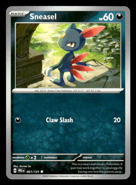 SV: Prismatic Evolutions #061/131 Sneasel Common