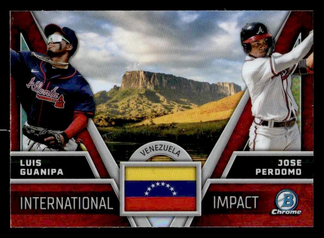 2024 Bowman Chrome #II-3 Jose Perdomo / Luis Guanipa International Impact