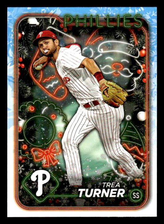 2024 Topps Holiday #H43 Trea Turner