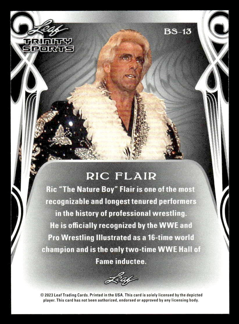 2023 Leaf Trinity #BS-13 Ric Flair Base Sports