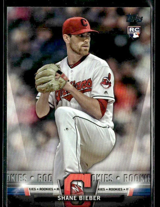 2018 Topps Update #S-34 Shane Bieber Salute