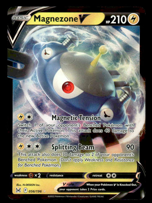 SWSH11: Lost Origin #056/196 Magnezone V Ultra Rare