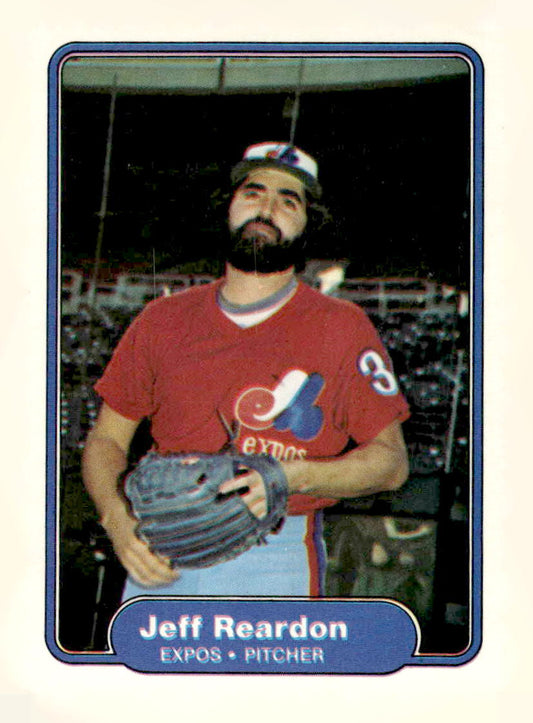 1982 Fleer #204 Jeff Reardon