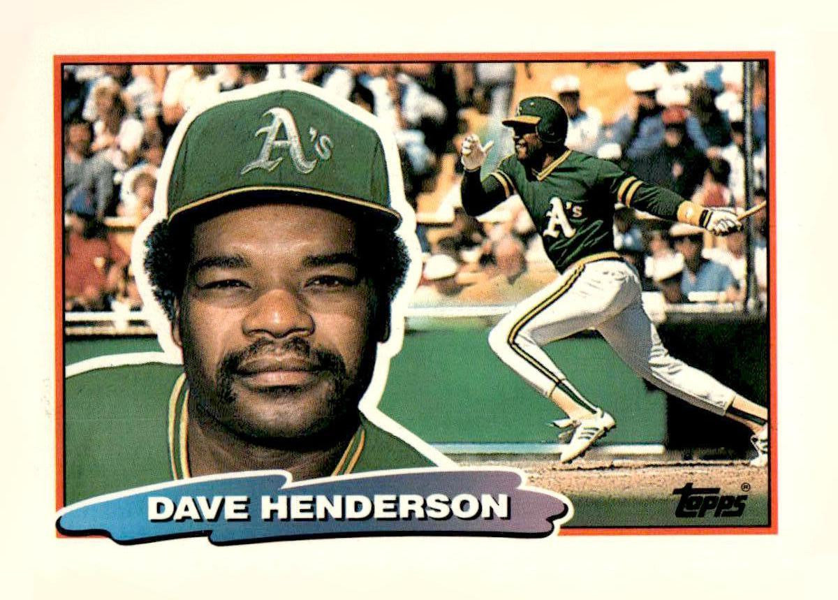 1988 Topps Big #131 Dave Henderson