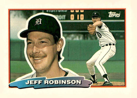 1988 Topps Big #123a Jeff Robinson