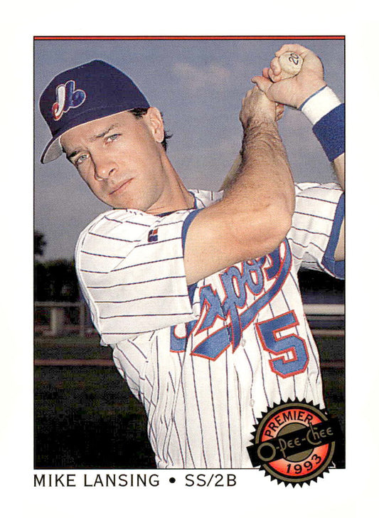 1993 O-Pee-Chee Premier #82 Mike Lansing