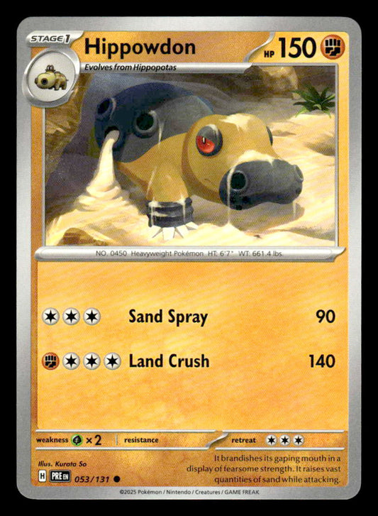 SV: Prismatic Evolutions #053/131 Hippowdon Common