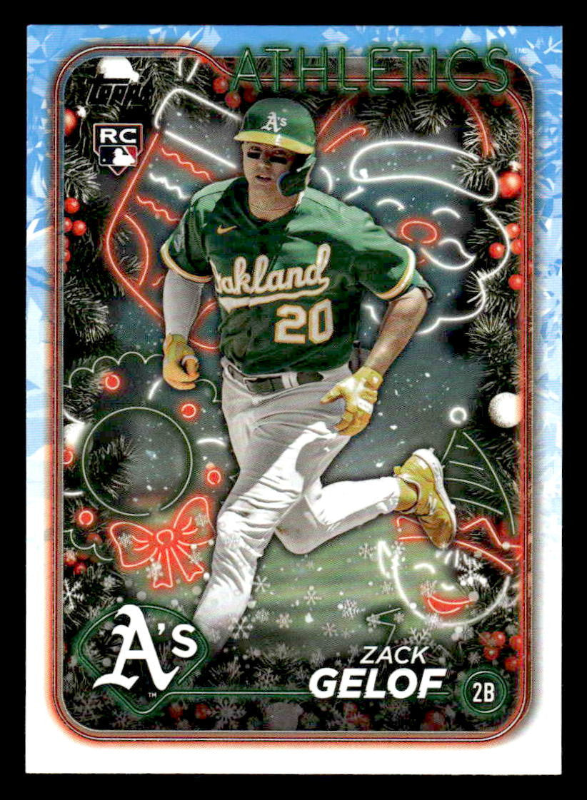 2024 Topps Holiday #H72 Zack Gelof