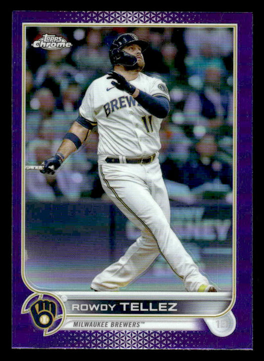 2022 Topps Chrome Update #USC86 Rowdy Tellez Purple Refractor