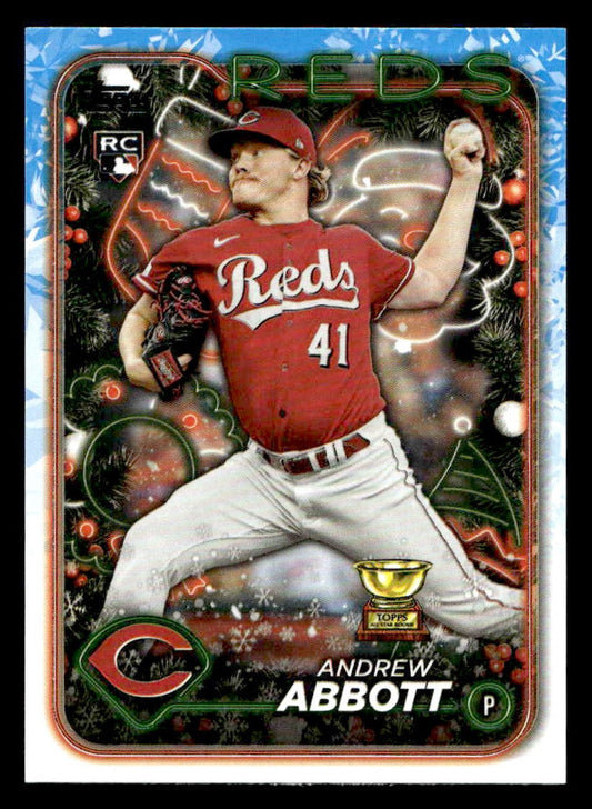 2024 Topps Holiday #H82 Andrew Abbott