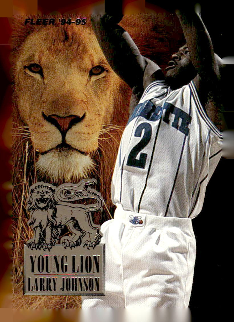 1994-95 Fleer #3 Larry Johnson Young Lions