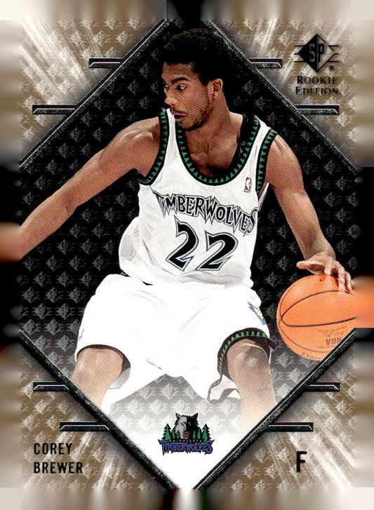 2007-08 SP Rookie Edition #65 Corey Brewer