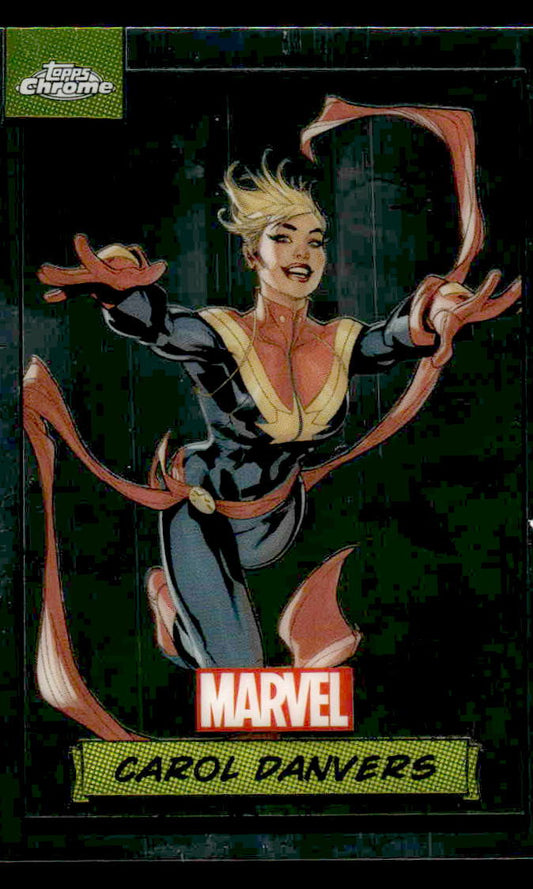 2024 Topps Chrome Marvel #76 Carol Danvers