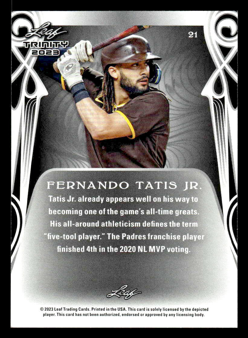 2023 Leaf Trinity #21 Fernando Tatis Jr.