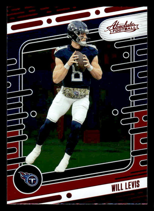2024 Panini Absolute #97 Will Levis Red and Blue