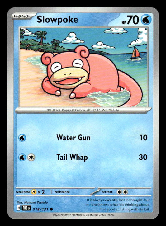 SV: Prismatic Evolutions #018/131 Slowpoke Common