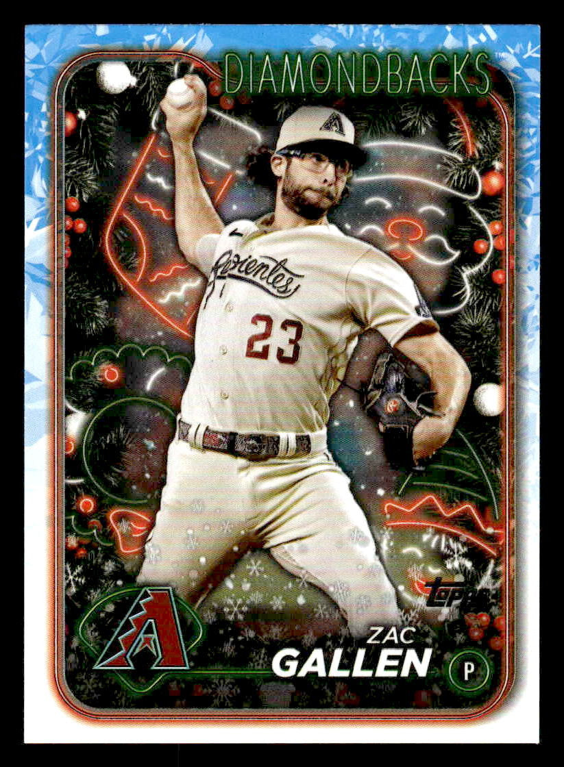 2024 Topps Holiday #H109 Zac Gallen