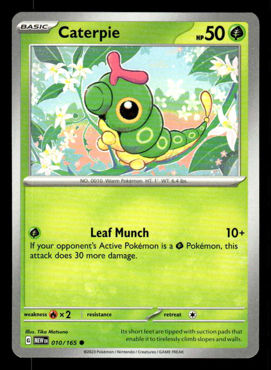 SV: Scarlet & Violet 151 #010/165 Caterpie