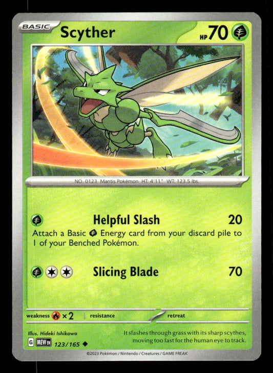 SV: Scarlet & Violet 151 #123/165 Scyther
