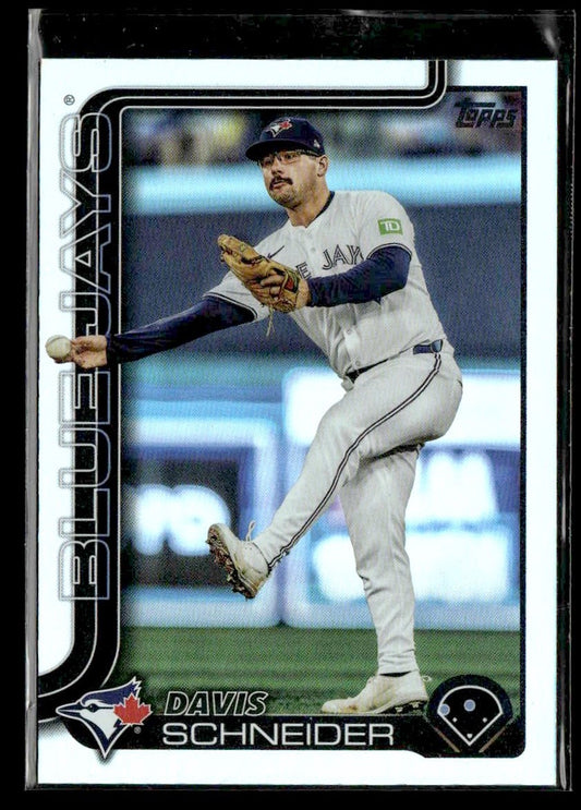 2025 Topps #342 Davis Schneider Rainbow Foil
