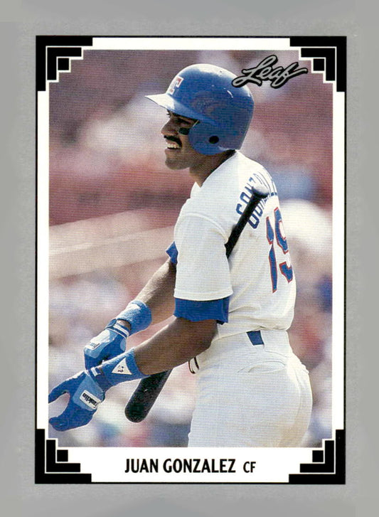 1991 Leaf #119 Juan Gonzalez