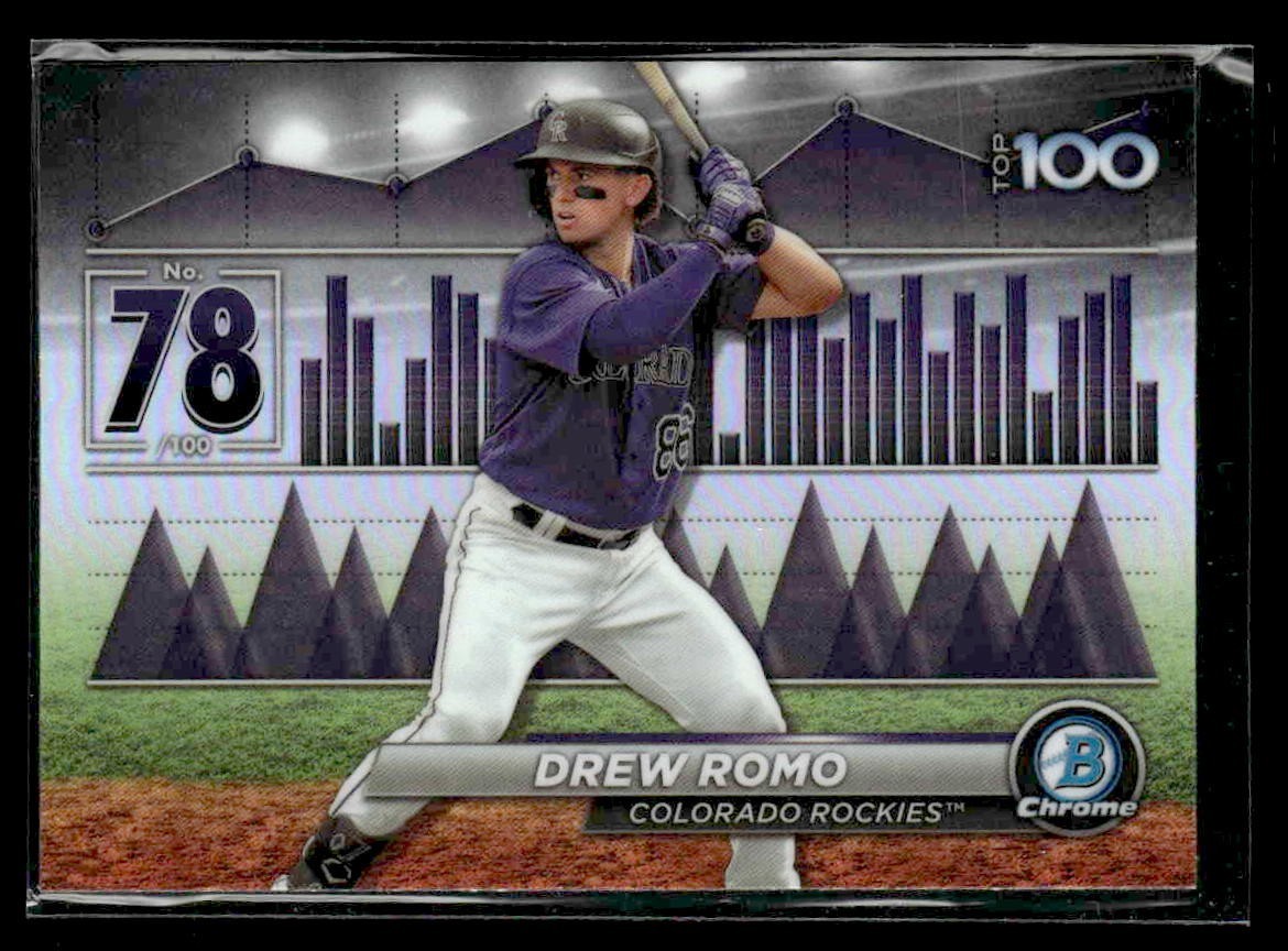 2024 Bowman #BTP-78 Drew Romo Bowman Scouts' Top 100